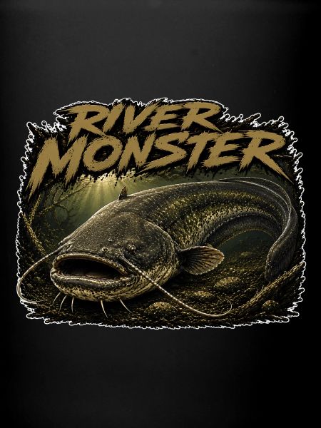 Welsfisch-Flussmonster