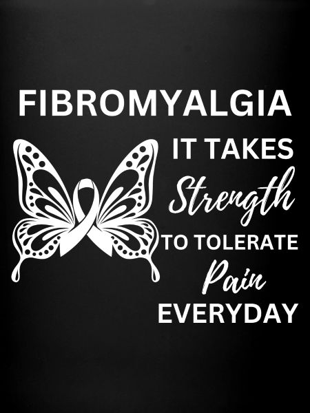 Fibromyalgie Kraft-Krieger-Bewusstseinsgeschenk