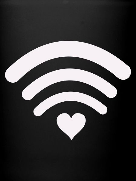 Wifi Love Heart Wifi Design