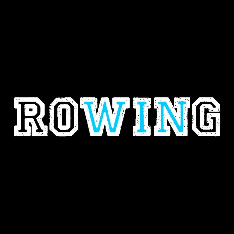 Rangée d'aviron ramant sport de gouvernail Aviron Win
