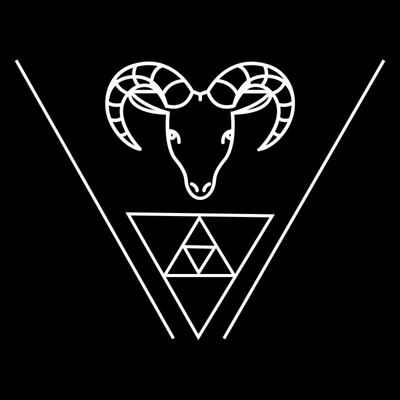Steinbock / Ziegenbock weiß
