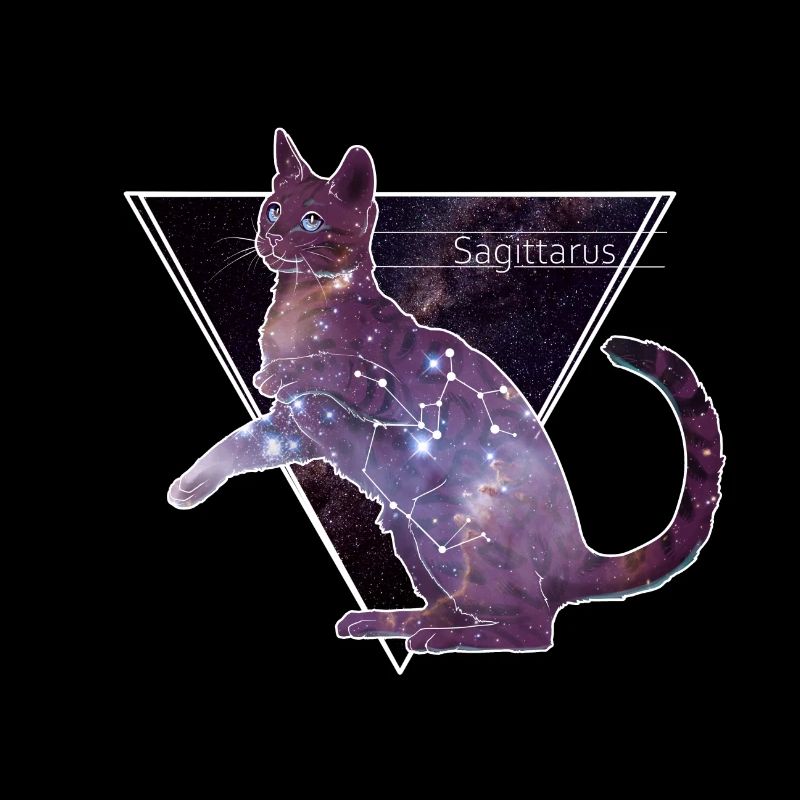 Sagittarus constellation Sagittarius cat gift
