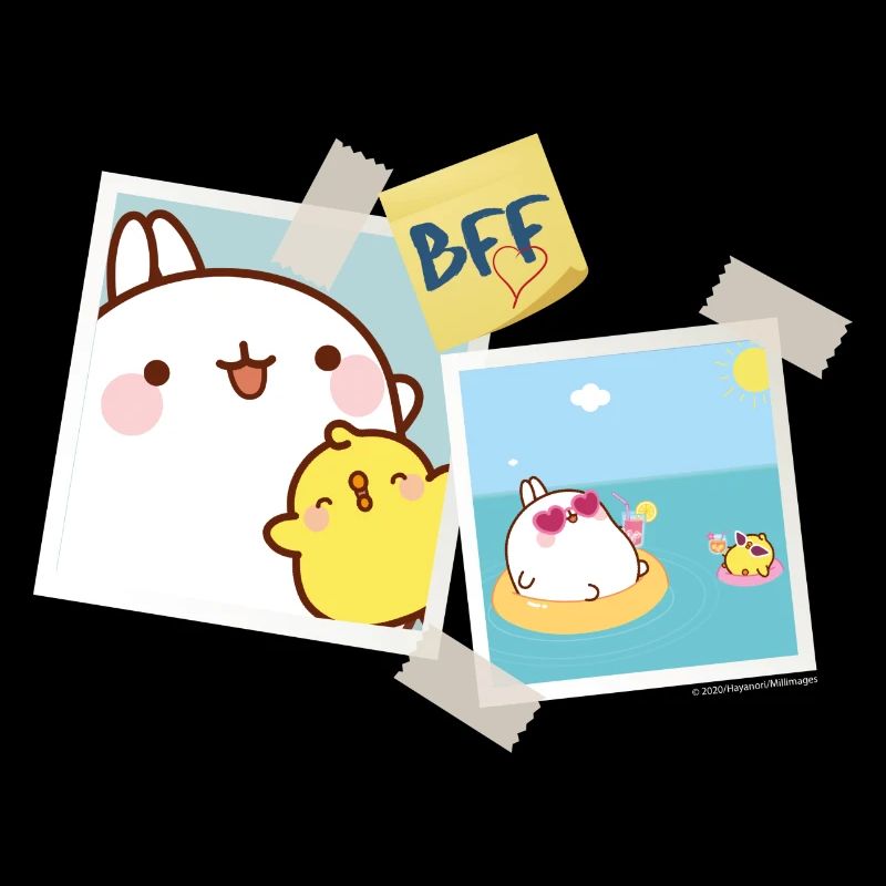 Molang Piu Piu BFF Best Friends