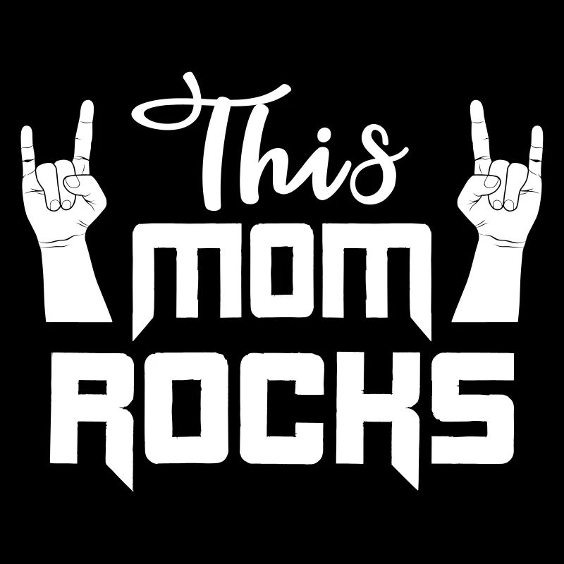 This Mom rocks Coole beste Mama Geschenk