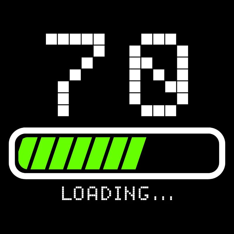 70 Jahre Geburtstag Loading Ladebalken