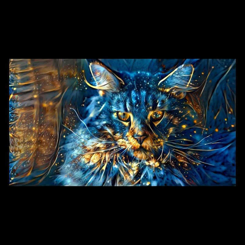 chat colotré