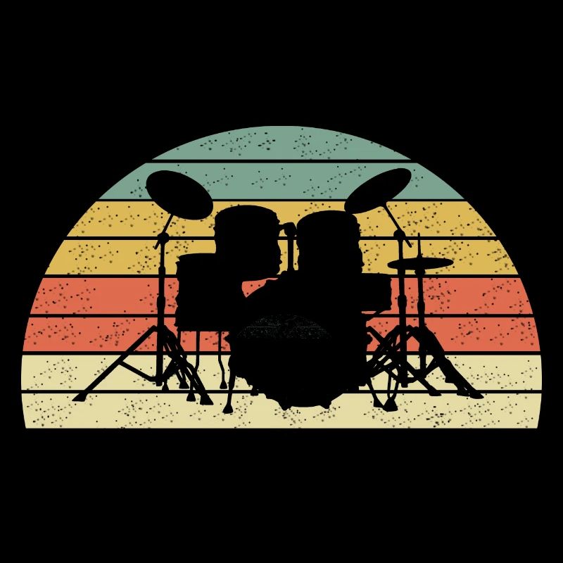 Drums pattern colorful