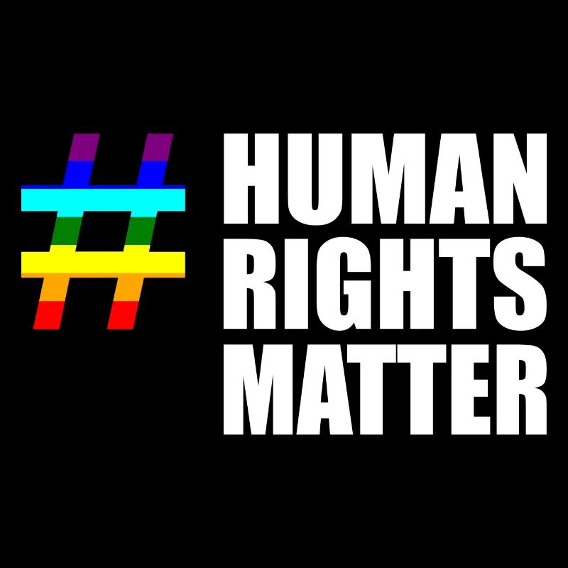 Menschenrechte human rights matter regenbogen