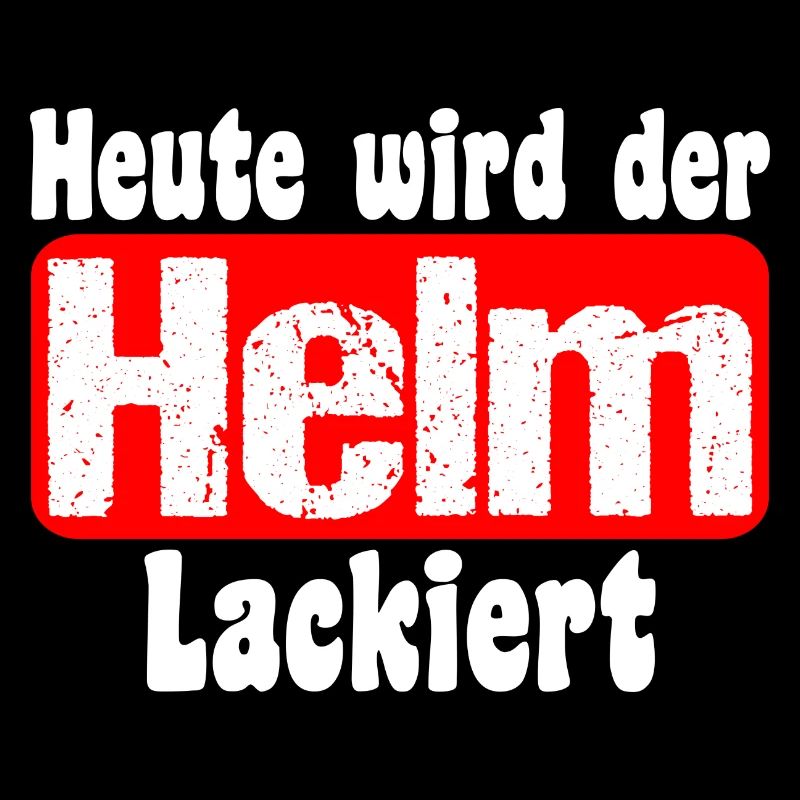 Heute wird der Helm lackiert