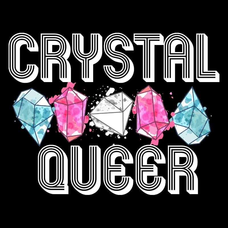 Crystal Queer Trans Pride Regenbogen Kristalle