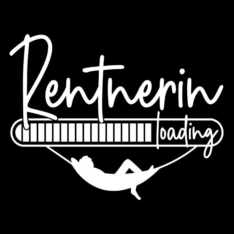 Rentnerin loading Ladebalken mit Hängematte