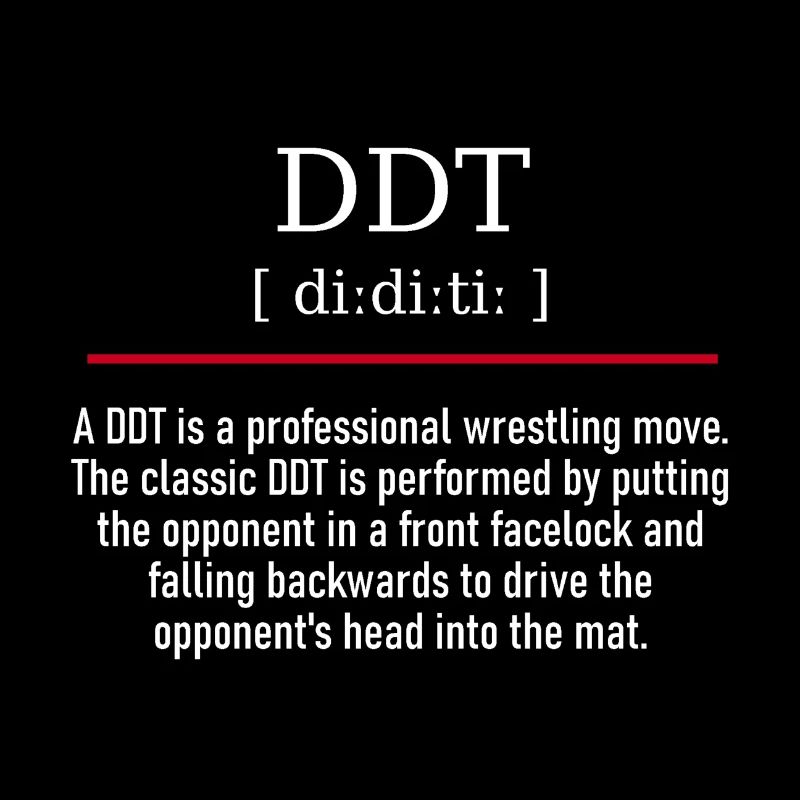 DDT - spelling and description