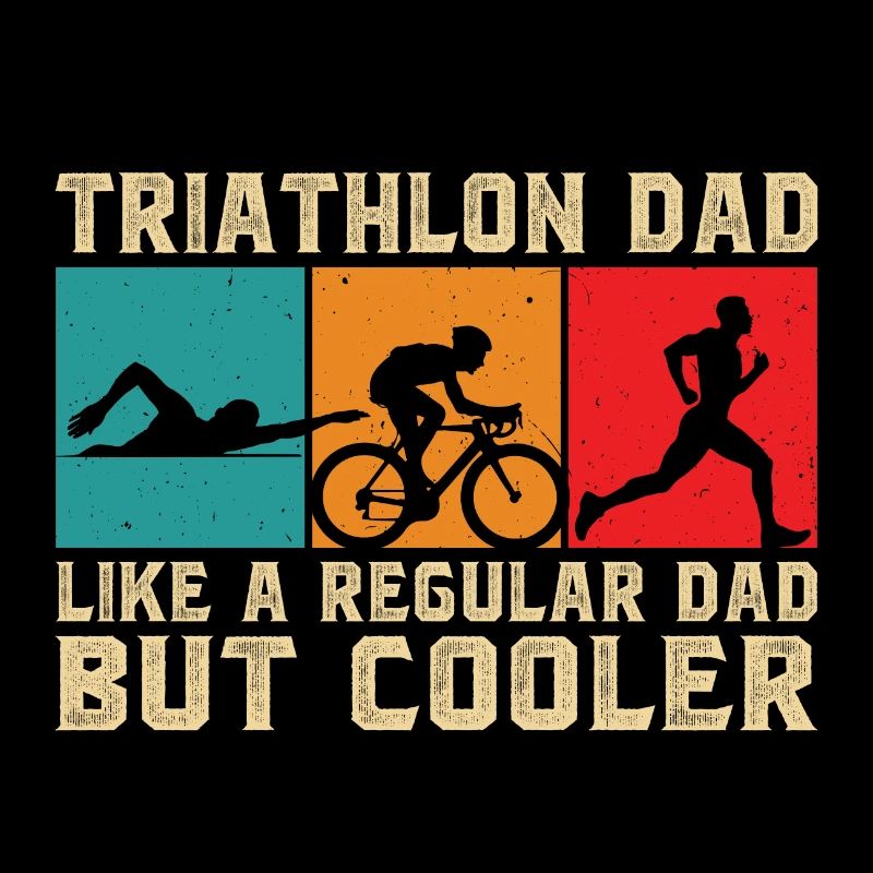 Triathlon Papa wie ein normaler Papa, aber cooler
