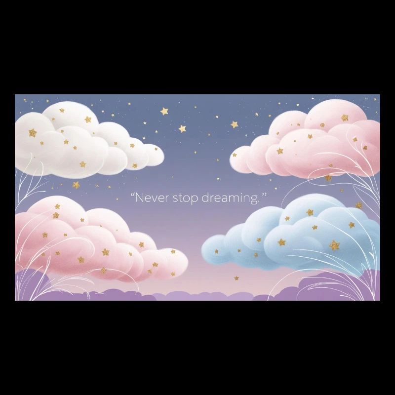 "Never Stop Dreaming"