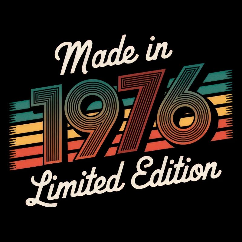Made In 1976 Limited Edition - 49. Geburtstag
