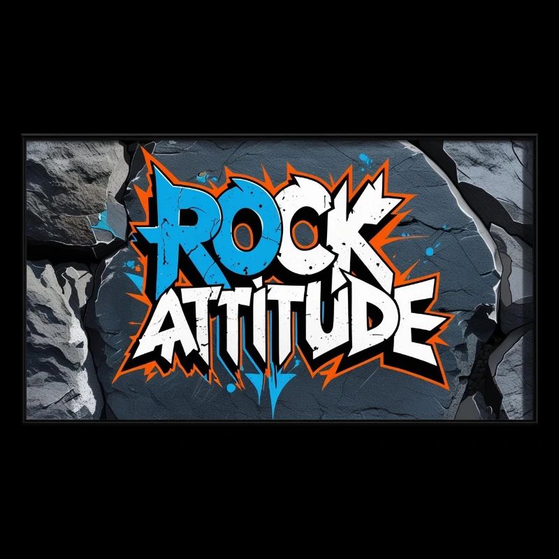 graffiti marqu ROCK ATTITUDE