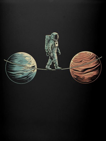 Acrobatie spatiale Art Design