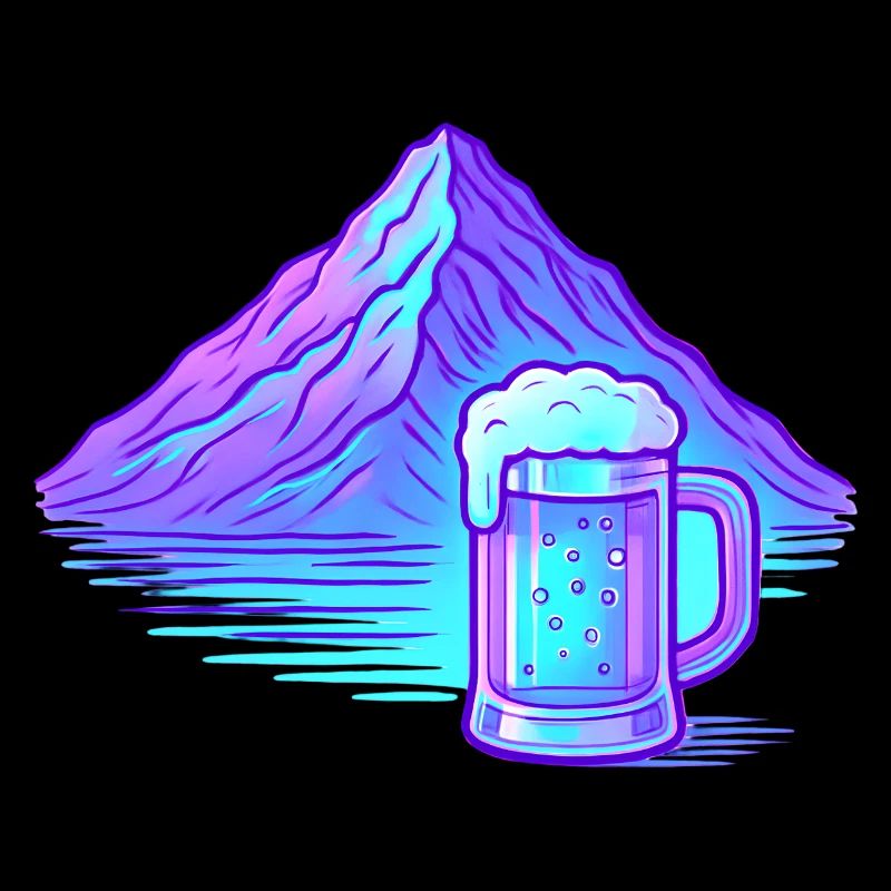 Bergneon Beer Gloss Blue