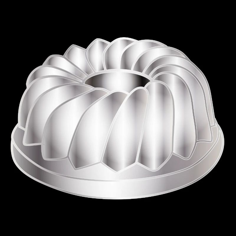 Moule à gâteau Bundt – motif de cuisine simple