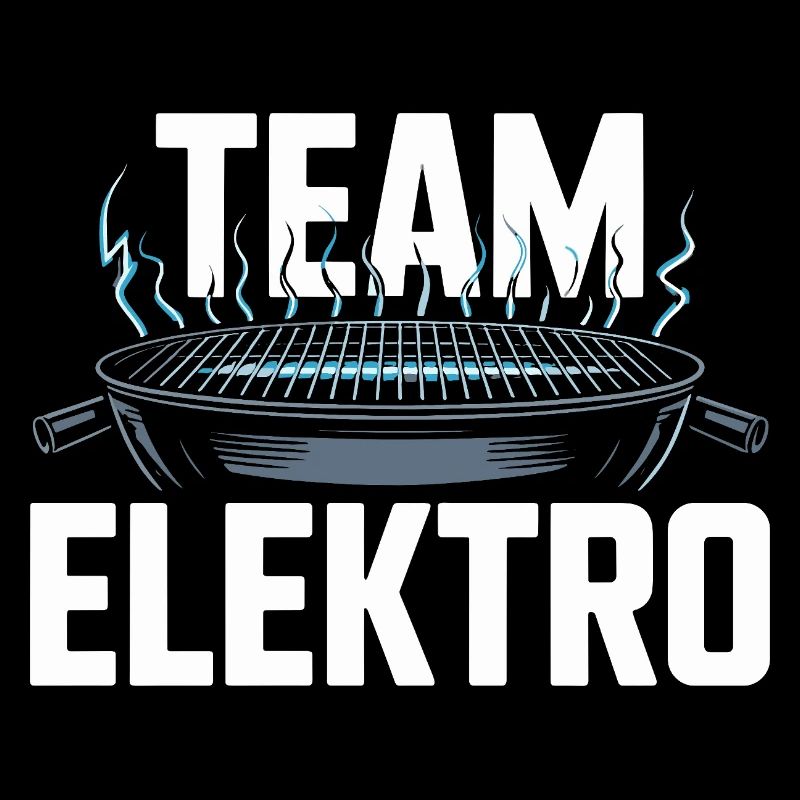 Team Elektro Grillen Strom Outdoor Spaß