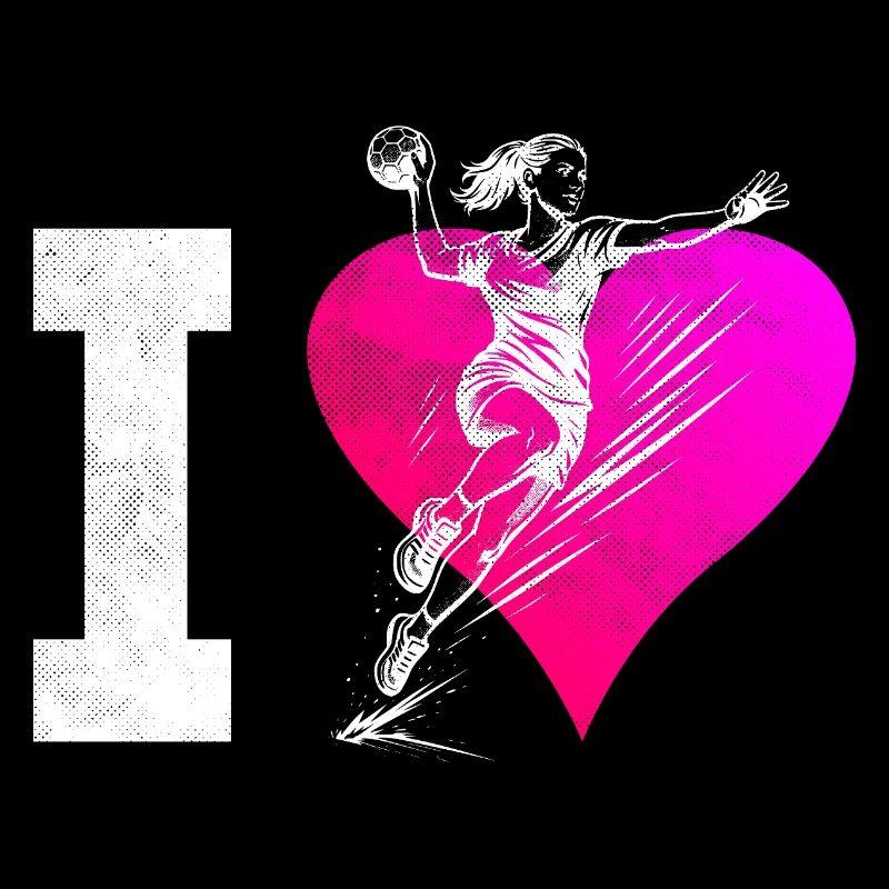 Handball Graphic for Women's Handball