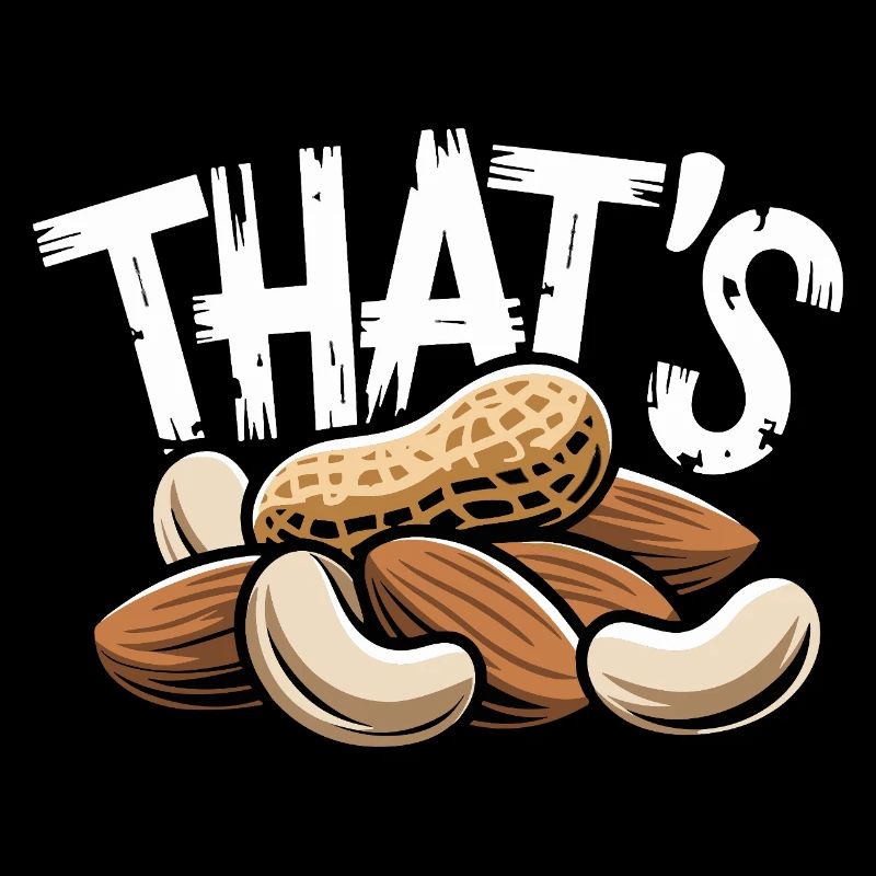 C’EST un drôle de dire de noix avec des amandes à la cacahuète