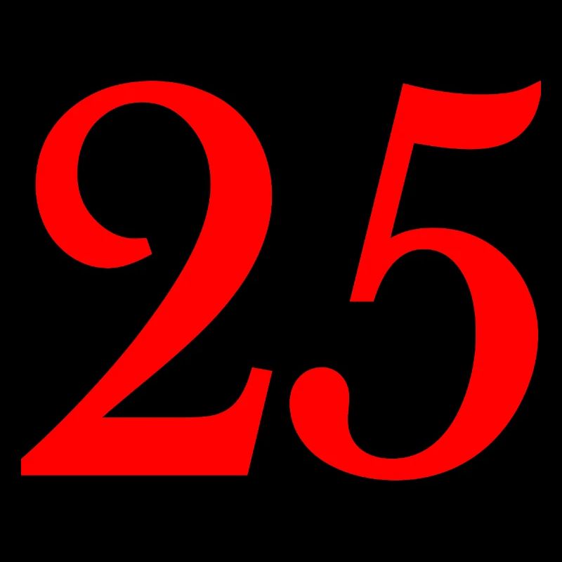25. 25 YEARS. 25th ANNIVERSARY. 25 YEARS ANNIVERSARY.