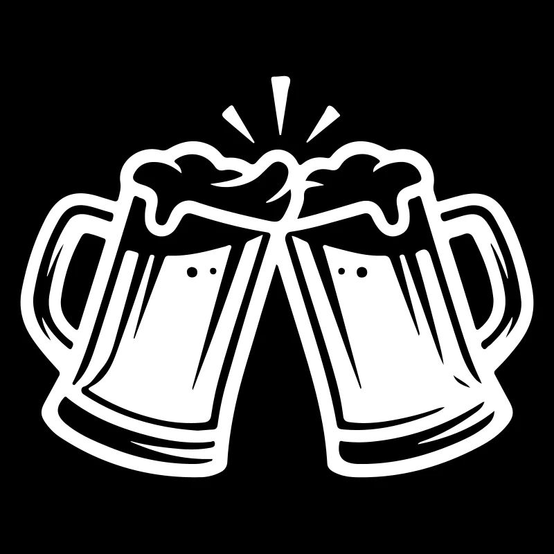 Bier Anstoßen Symbol