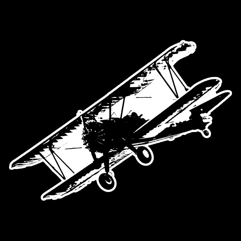Airplane biplane aviator gift
