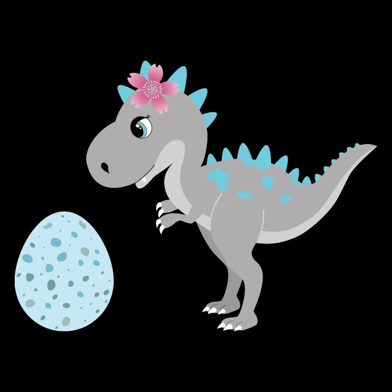 Dino Dinosaurier Ei Mama große Schwester Mädchen