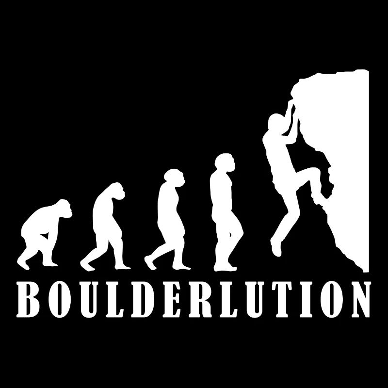 Bouldering Climbing Evolution Mountaineers Gift