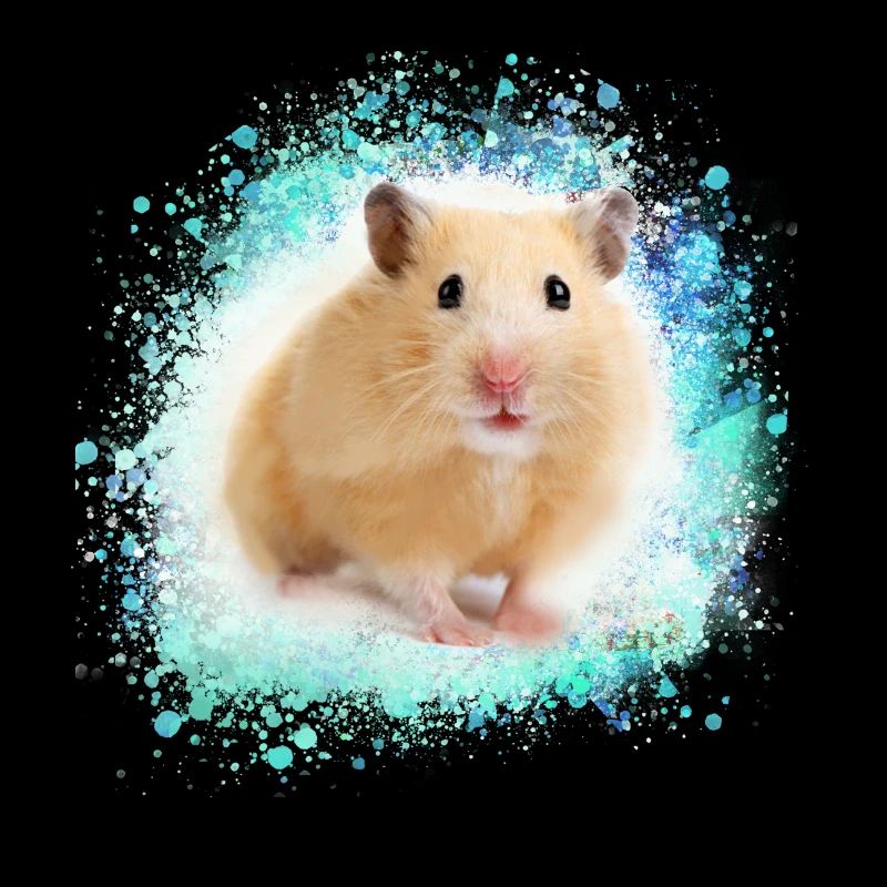 hamster, graffiti,malerei,grün,blau