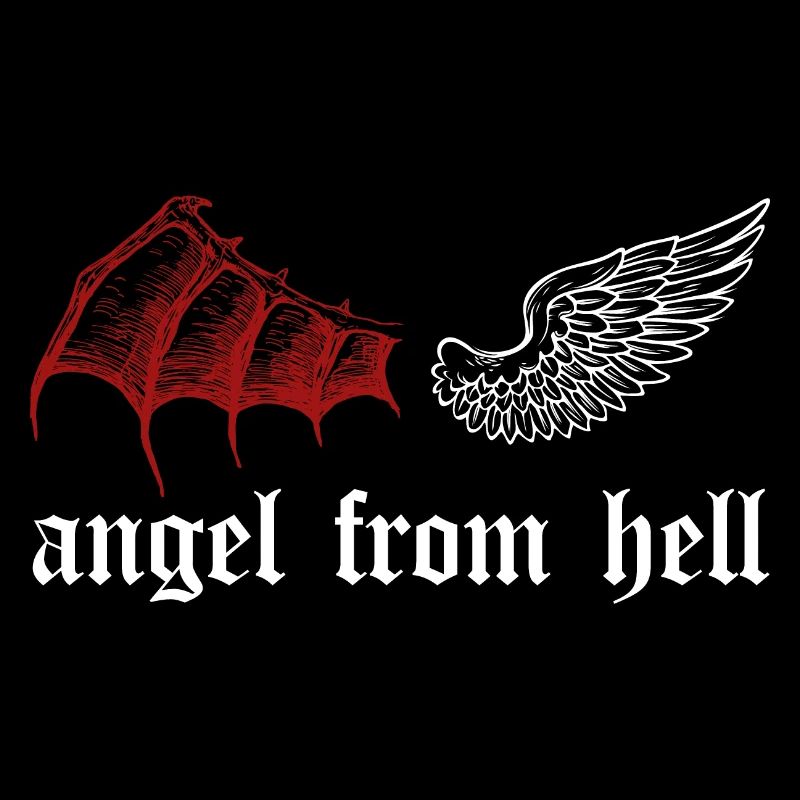 Angel From Hell - Grunge Aesthetic Clothes Occult