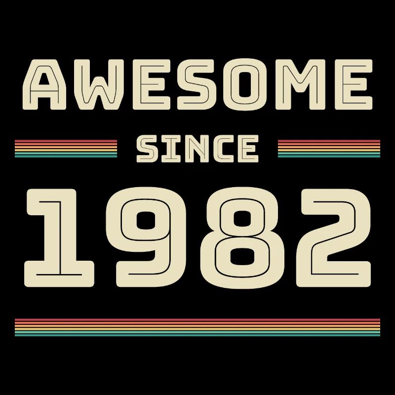 1983 Année de naissance Année de construction Idée cadeau