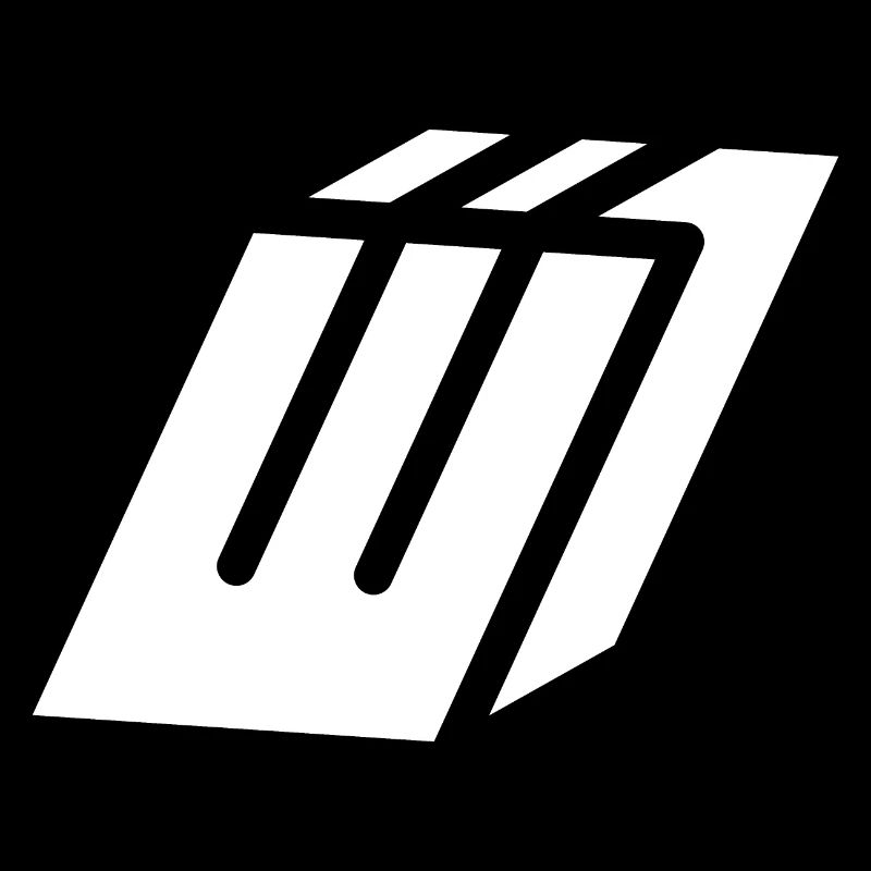 Abstract W letter
