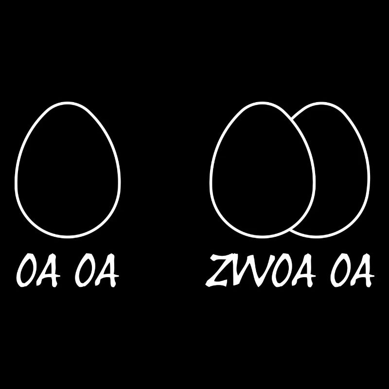 oa oa zwoa oa - ein Ei und zwei Eier - Dialekt