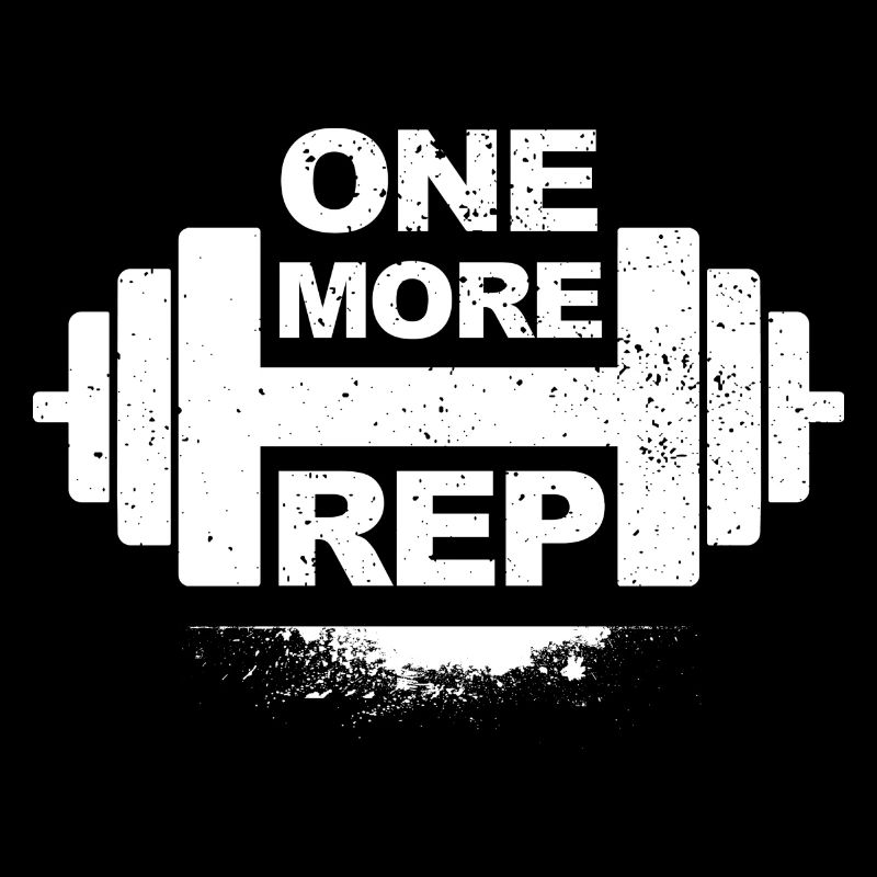 One More Rep - white