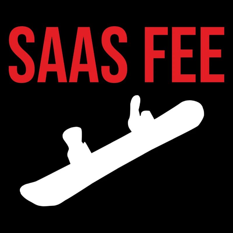 Saas Fee Snowboard Pullover für Snowboard Fee