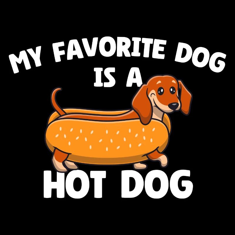 Mon chien préféré est un hot-dog