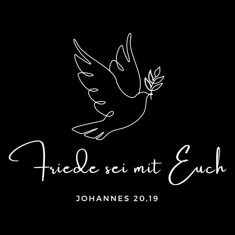 Evangelium Joh 20,19 Bibelvers Friede sei mit euch