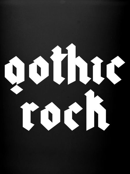 Gothic Rock Font Design