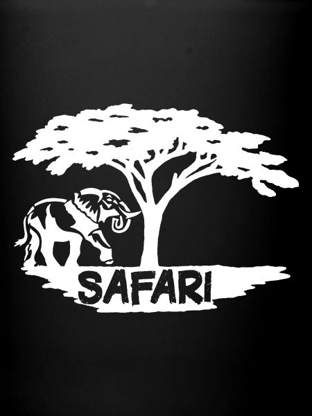 Safari et éléphant blanc