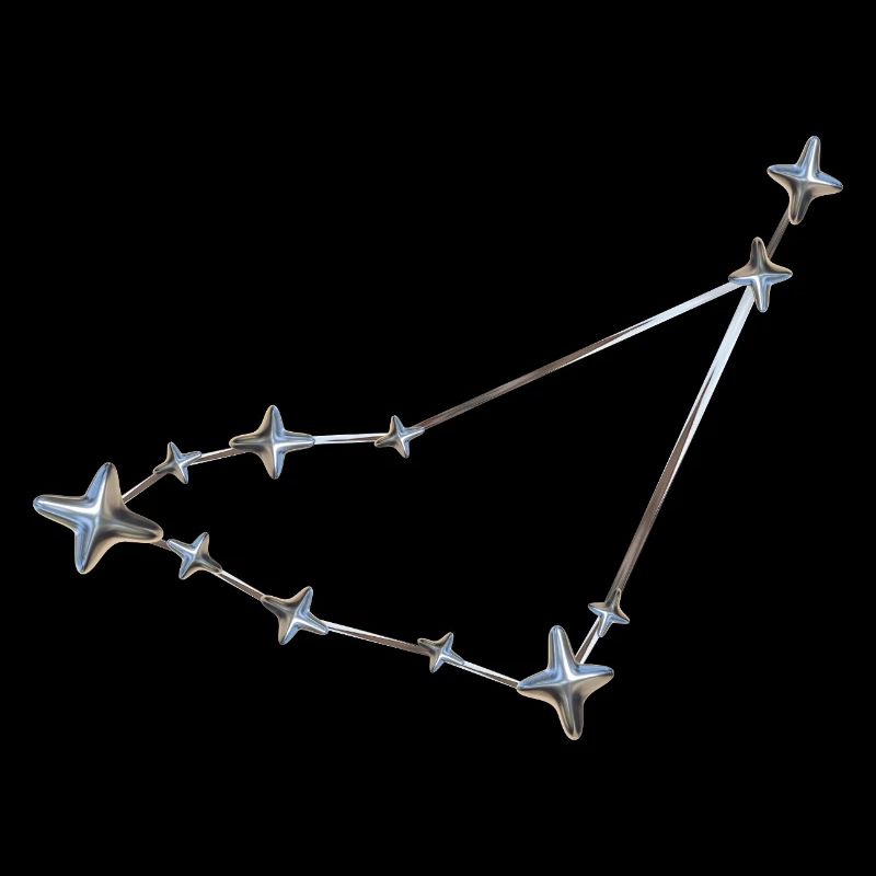 Sternenreihe Konstellation Design