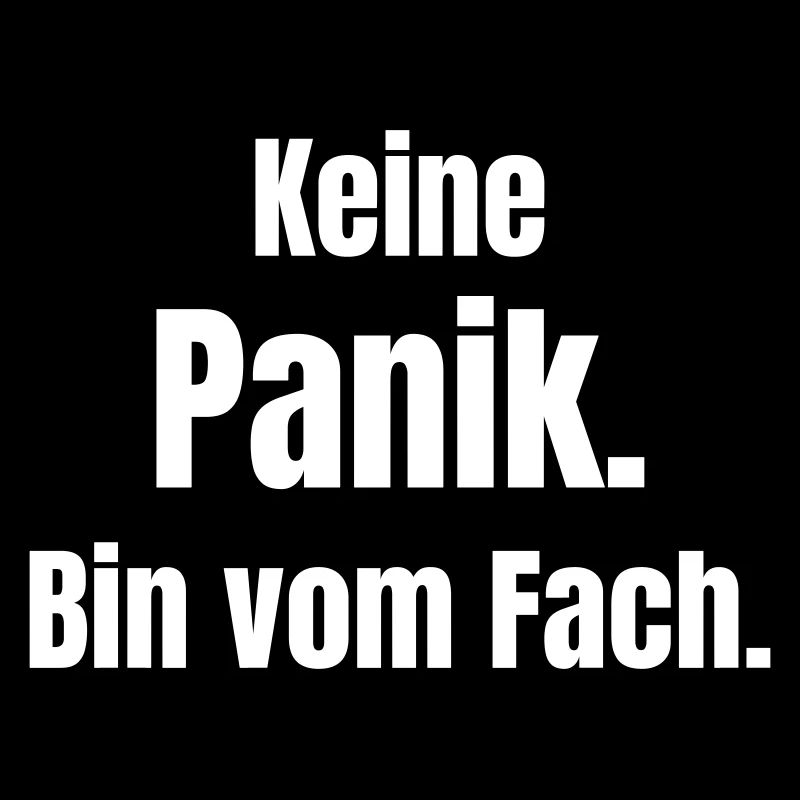Don't panic – I'm a specialist