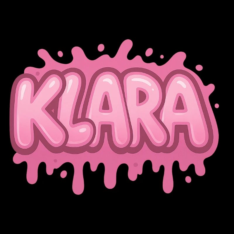 Graffiti  KLARA Prénom cadeau idéal imprimable sur