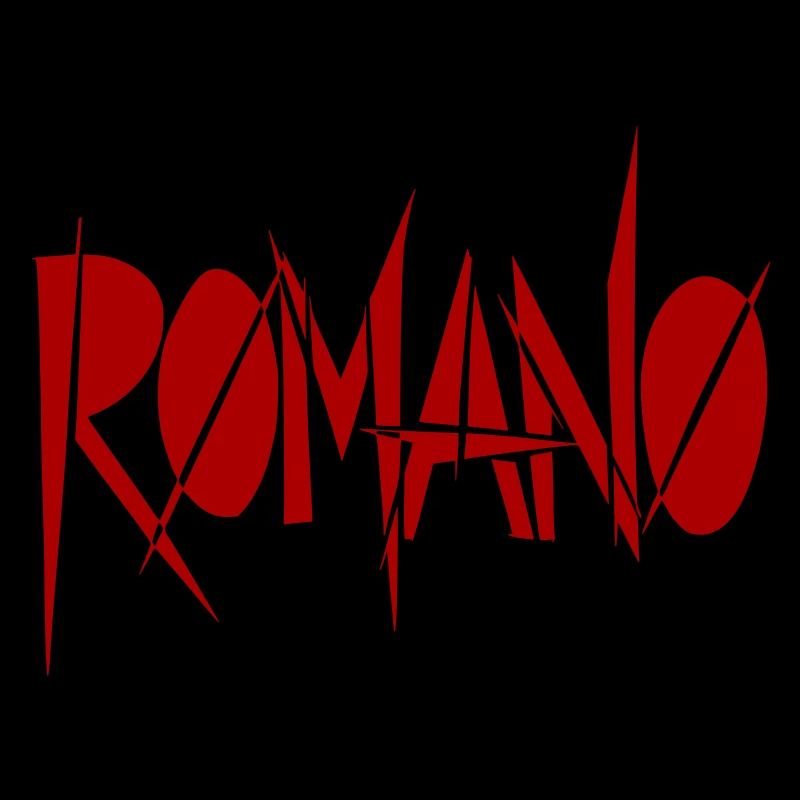 Romano Graffiti Schrift - Farbe variabel