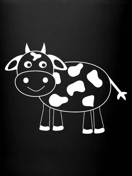 Cow White Gift Farmer