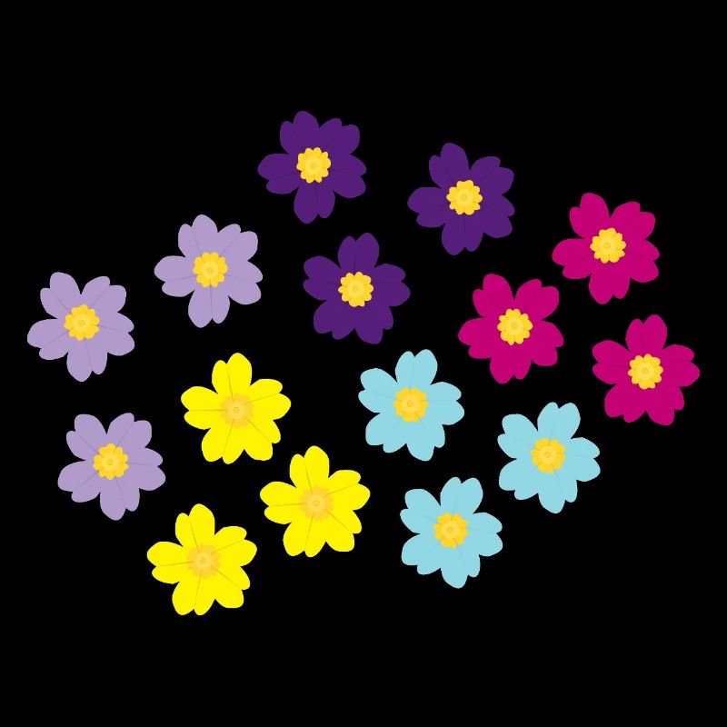 Primevères colorées Anniversaire de la fleur de naissance de février