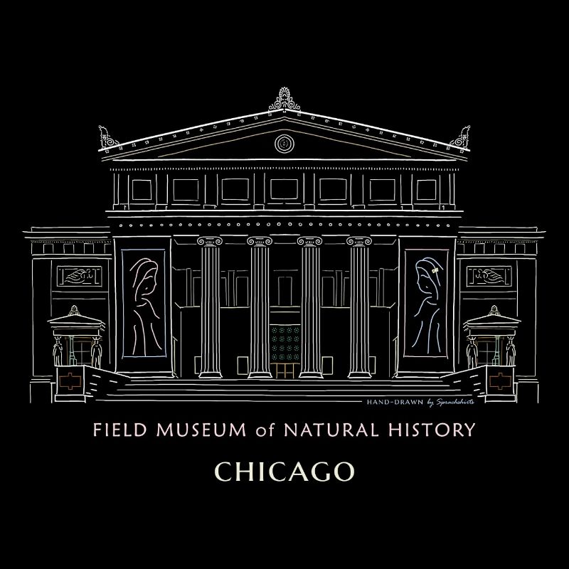 Chicago, Musée d’histoire naturelle du dessin à la main