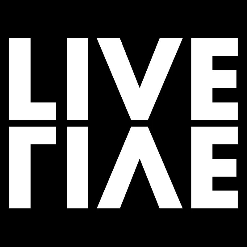 LIVE EVIL Pun Minimalist Humor Design